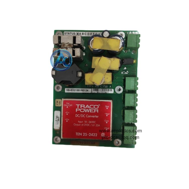 ABB 3BHE021951R0124 KVC758A124 Voltage S